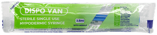 Dispo Van Syringe 2.5Ml