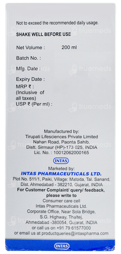 Cogvin Ds Mango Flavour No Added Sugar Syrup 200ml