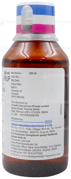 Cogvin Ds Mango Flavour No Added Sugar Syrup 200ml