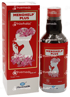 Menohelp Plus Sugar Free Syrup 200ml Menohelp Plus Sugar Free Syrup 200ml