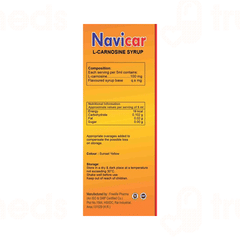 Navicar Mango Flavour Sugar Free Syrup 200ml