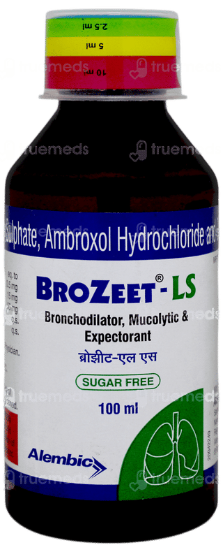 Brozeet Ls Sugar Free Expectorant 100ml
