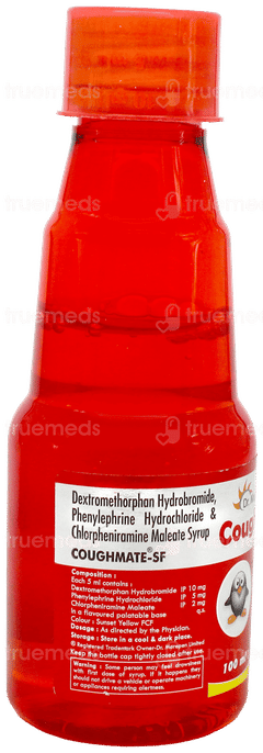 Coughmate Sf Syrup 100Ml