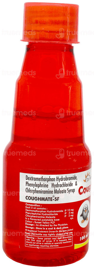 Coughmate Sf Syrup 100Ml