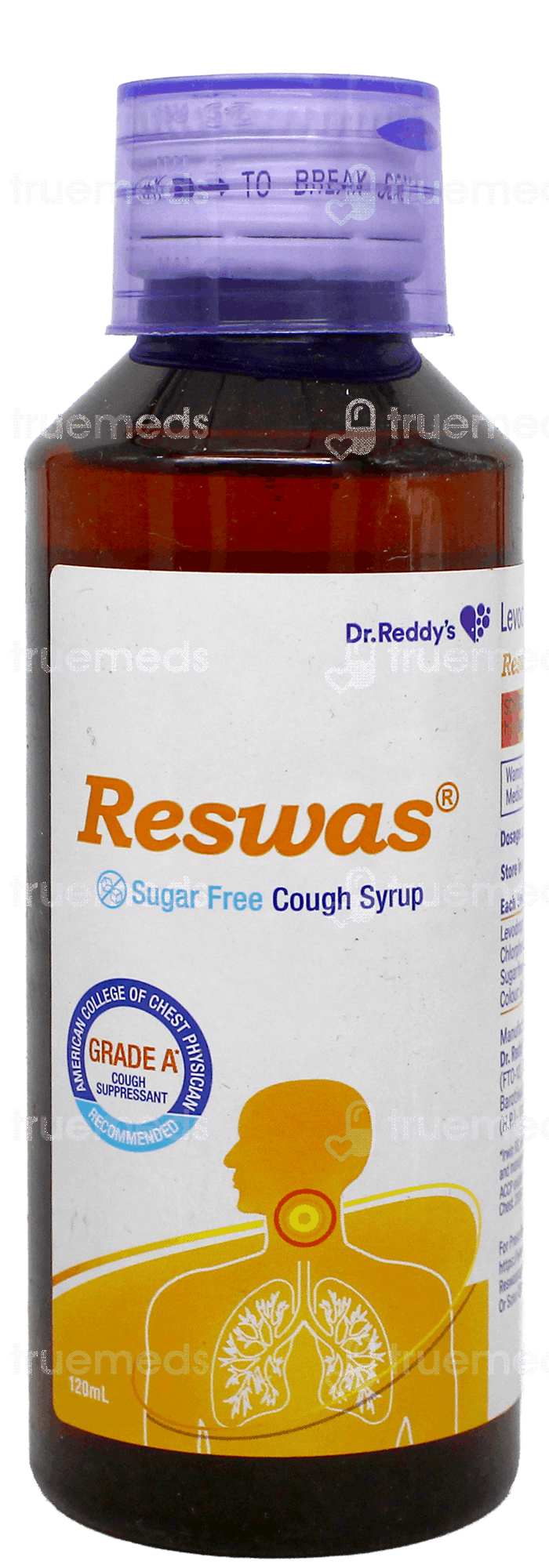 Reswas Sugar Free Syrup – Cough & Cold Relief