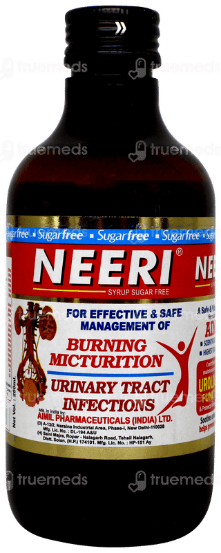 Aimil Neeri Sugar Free Syrup 200ml
