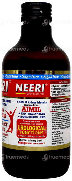 Aimil Neeri Sugar Free Syrup 200ml