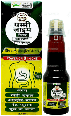 Yummy Zyme Sugar Free Syrup 225Ml