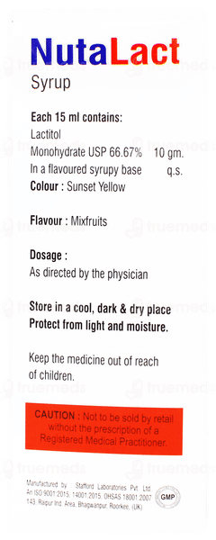 Nutalact Sugar Free Syrup 200ml