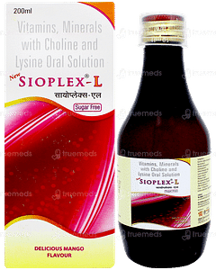 New Sioplex L Mango Flavour Sugar Free Solution 200ml