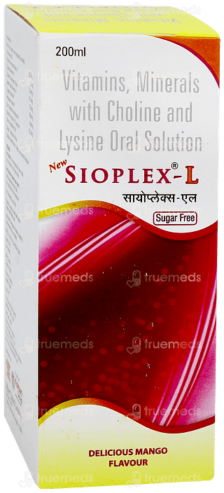 New Sioplex L Mango Flavour Sugar Free Solution 200ml