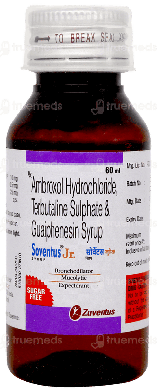 Soventus Jr Sugar Free Syrup 60ml