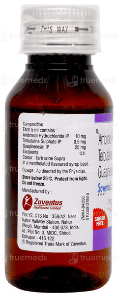 Soventus Jr Sugar Free Syrup 60ml