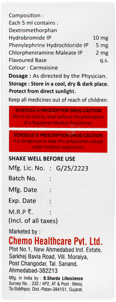 Coldkuf Plus Sugar Free Syrup 100ml Coldkuf Plus Sugar Free Syrup 100ml