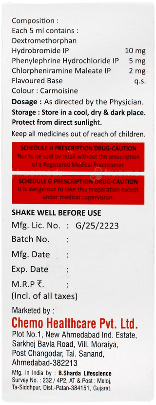 Coldkuf Plus Sugar Free Syrup 100ml