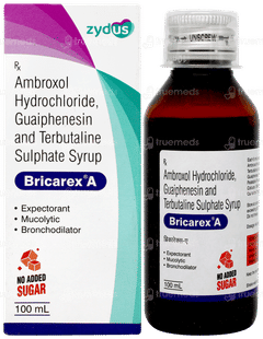 Bricarex A No Added Sugar Syrup 100ml