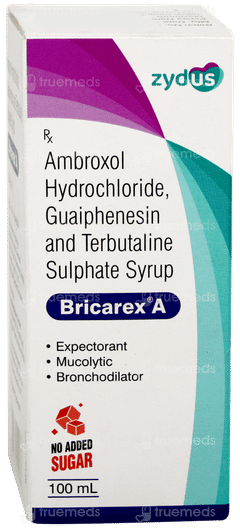 Bricarex A No Added Sugar Syrup 100ml