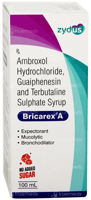 Bricarex A No Added Sugar Syrup 100ml