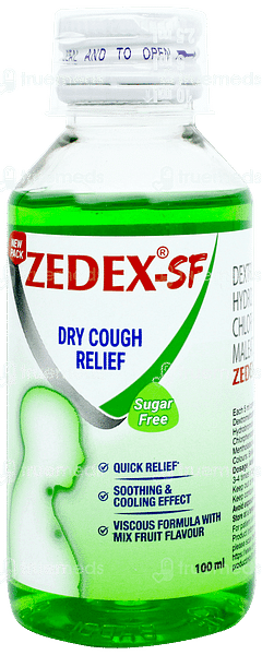 Zedex Sf New Pack Mix Fruit Flavour Syrup 100ml