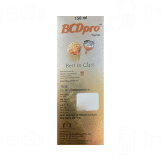 Bcdpro Sugar Free Syrup 150ml