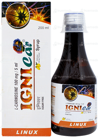 Ignicar Mango Flavour Sugar Free Syrup 200ml