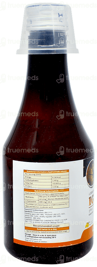 Ignicar Mango Flavour Sugar Free Syrup 200ml