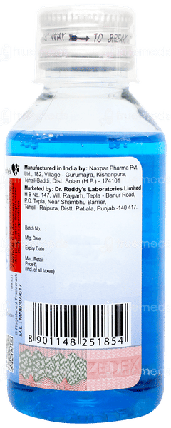 Zedex Plus Mix Fruit Flavour Sugar Free Syrup 100ml Zedex Plus Mix Fruit Flavour Sugar Free Syrup 100ml