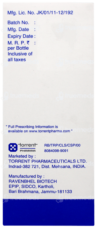 Cordine Ls Sugar Free Syrup 100ml