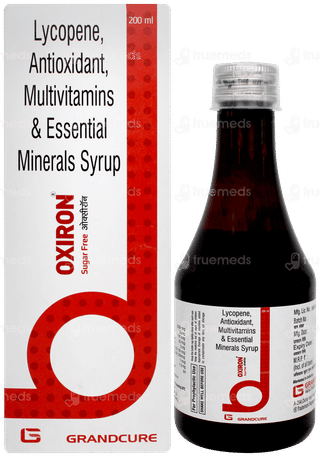 Oxiron Sugar Free Syrup 200ml