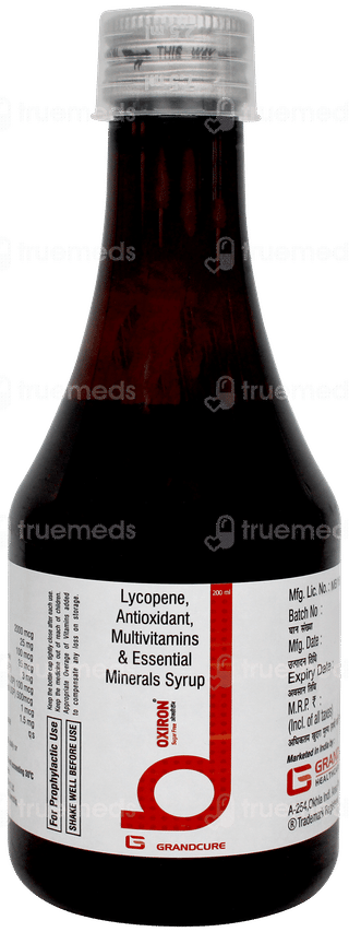 Oxiron Sugar Free Syrup 200ml
