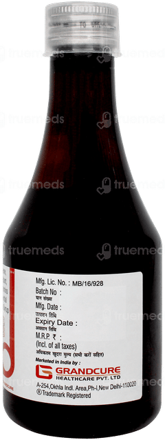 Oxiron Sugar Free Syrup 200ml