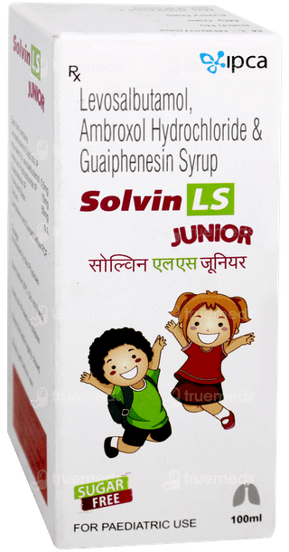 Solvin Ls Junior Sugar Free Syrup 100ml