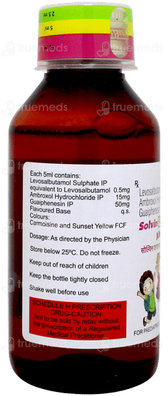 Solvin Ls Junior Sugar Free Syrup 100ml