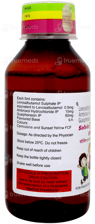 Solvin Ls Junior Sugar Free Syrup 100ml