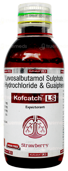 Kofcatch Ls Strawberry Flavour Sugar Free Expectorant 100Ml Kofcatch Ls Strawberry Flavour Sugar Free Expectorant 100Ml