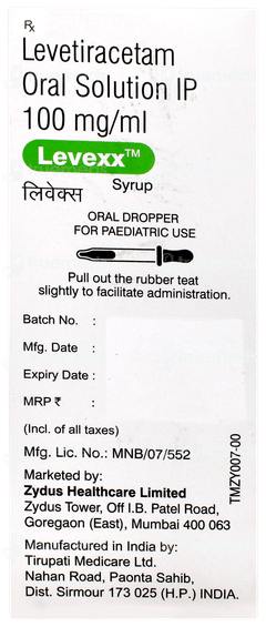 Levexx Sugar Free Syrup 100ml