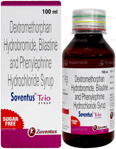 Soventus Trio Sugar Free Syrup 100ml