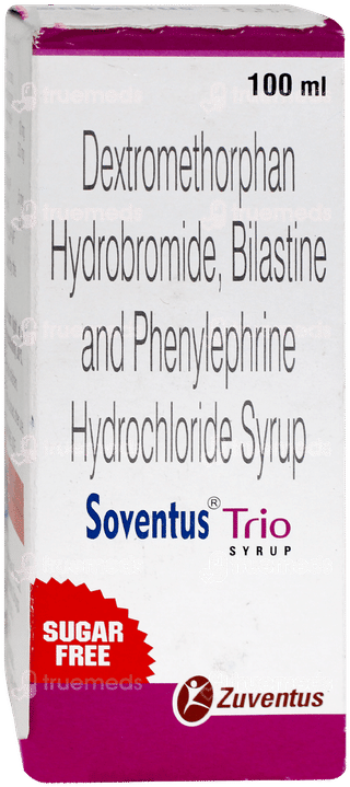 Soventus Trio Sugar Free Syrup 100ml