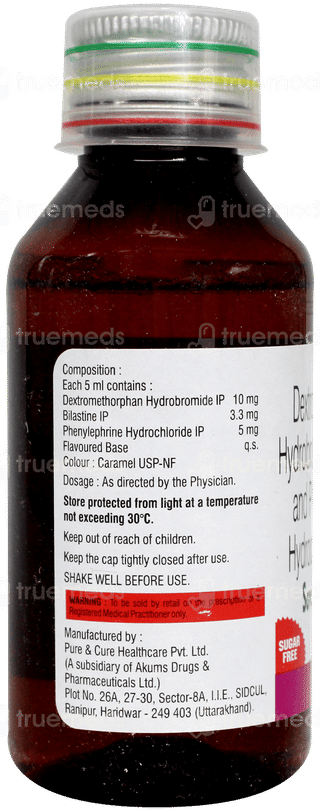 Soventus Trio Sugar Free Syrup 100ml