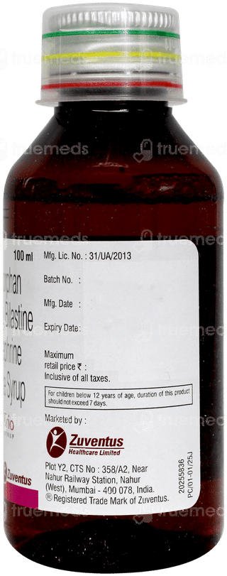 Soventus Trio Sugar Free Syrup 100ml
