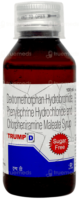 Trump D Sugar Free Syrup 100ml