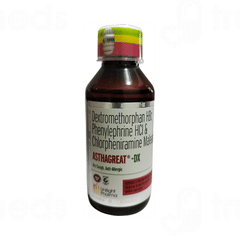 Asthagreat Dx Raspberry Flavour Sugar Free Syrup 100ml