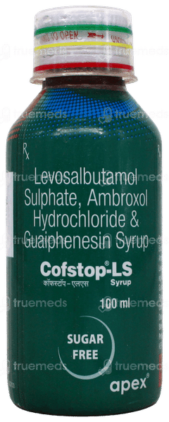 Cofstop Ls Sugar Free Syrup 100Ml