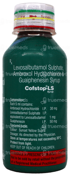 Cofstop Ls Sugar Free Syrup 100Ml Cofstop Ls Sugar Free Syrup 100Ml