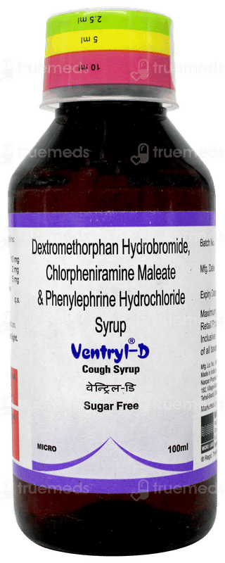 Ventryl D Sugar Free Syrup 100ml