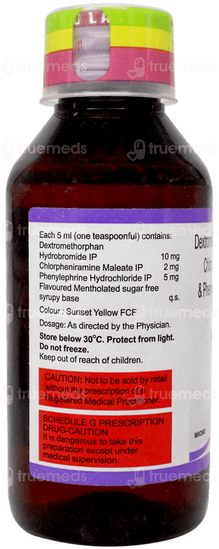 Ventryl D Sugar Free Syrup 100ml