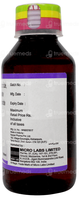 Ventryl D Sugar Free Syrup 100ml