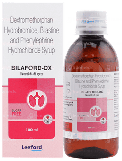 Bilaford Dx Strawberry Sugar Free Syrup 100ml Bilaford Dx Strawberry Sugar Free Syrup 100ml