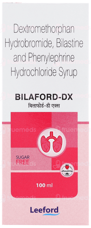 Bilaford Dx Strawberry Sugar Free Syrup 100ml