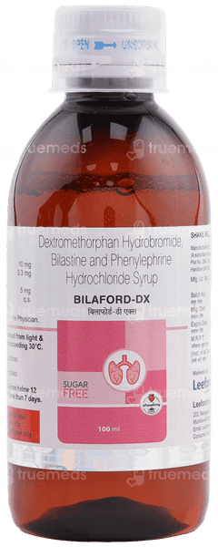 Bilaford Dx Strawberry Sugar Free Syrup 100ml